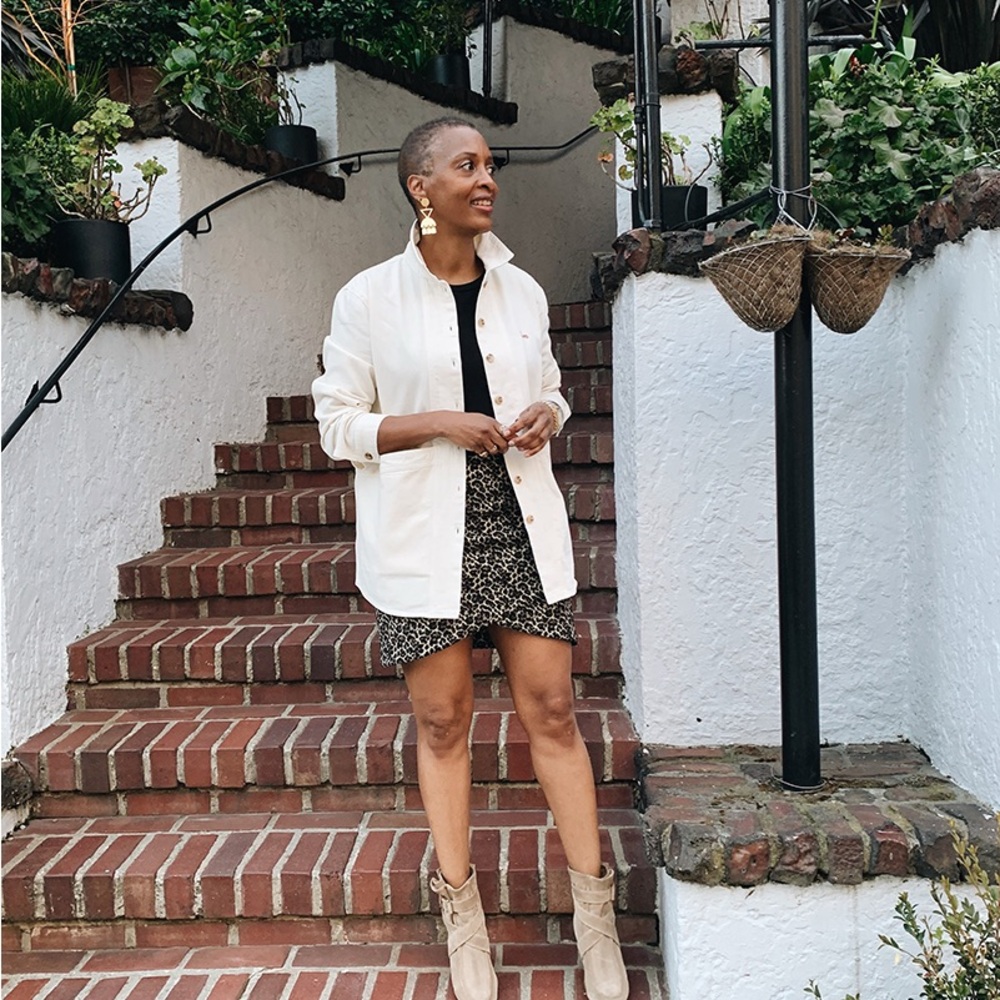 Sézane Ecru Will Jacket in small